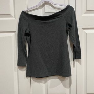 Loft off the shoulder tee